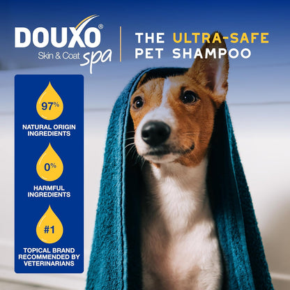 SPA Oatmeal Dog Shampoo, 16 Fl Oz, Moisturizes the Skin, Leaves the Coat Soft and Radiant, Ultra-Safe for Skin and Coat