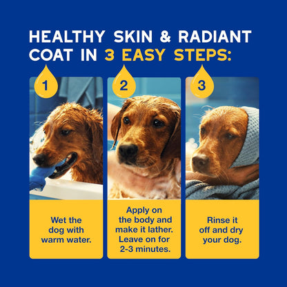 SPA Oatmeal Dog Shampoo, 16 Fl Oz, Moisturizes the Skin, Leaves the Coat Soft and Radiant, Ultra-Safe for Skin and Coat