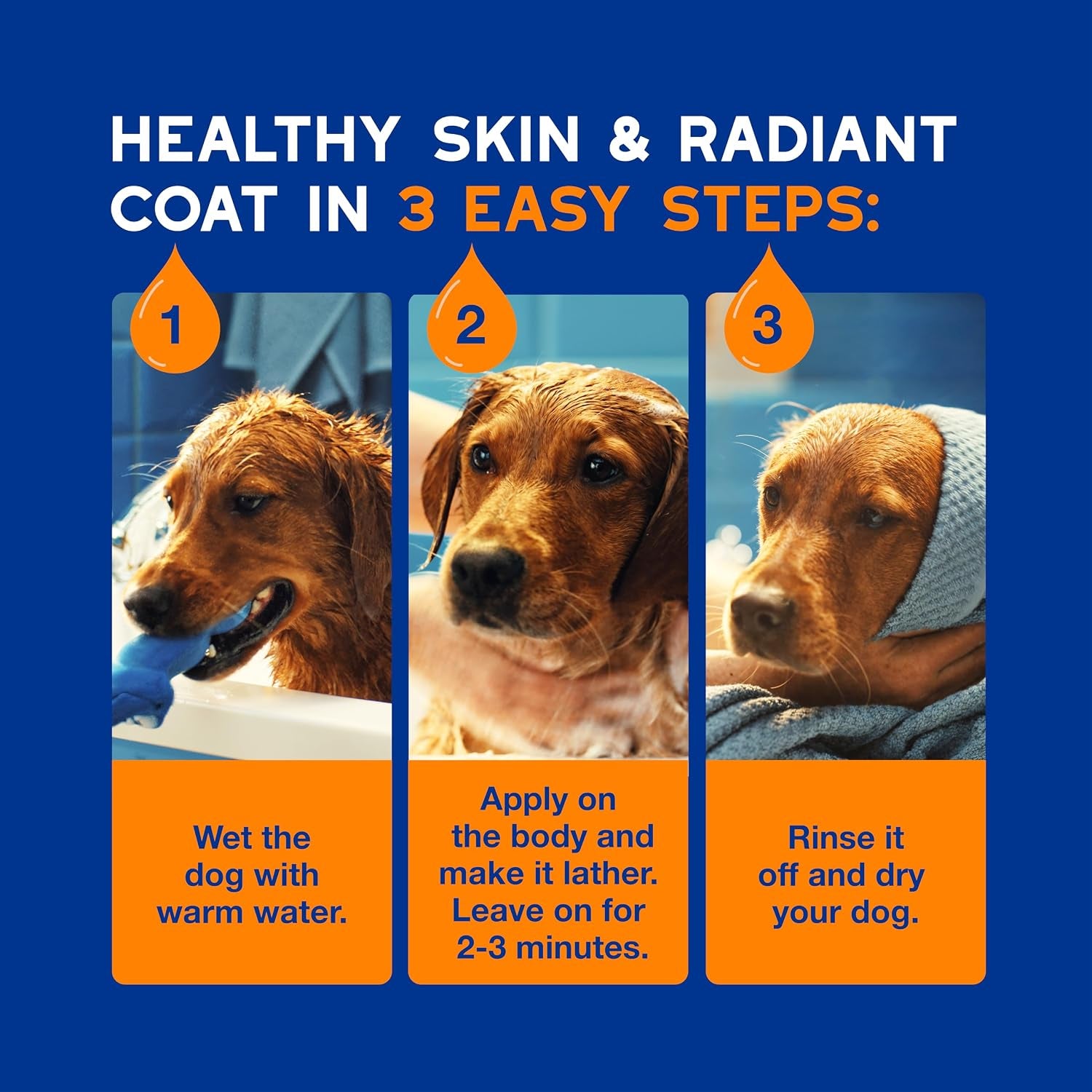SPA 2 in 1 Dog Shampoo and Conditioner, 16 Fl Oz, Hydrates the Skin, Leaves the Coat Soft and Detangled, Ultra-Safe Formula